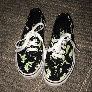 Glow in the dark Dino kids Vans
